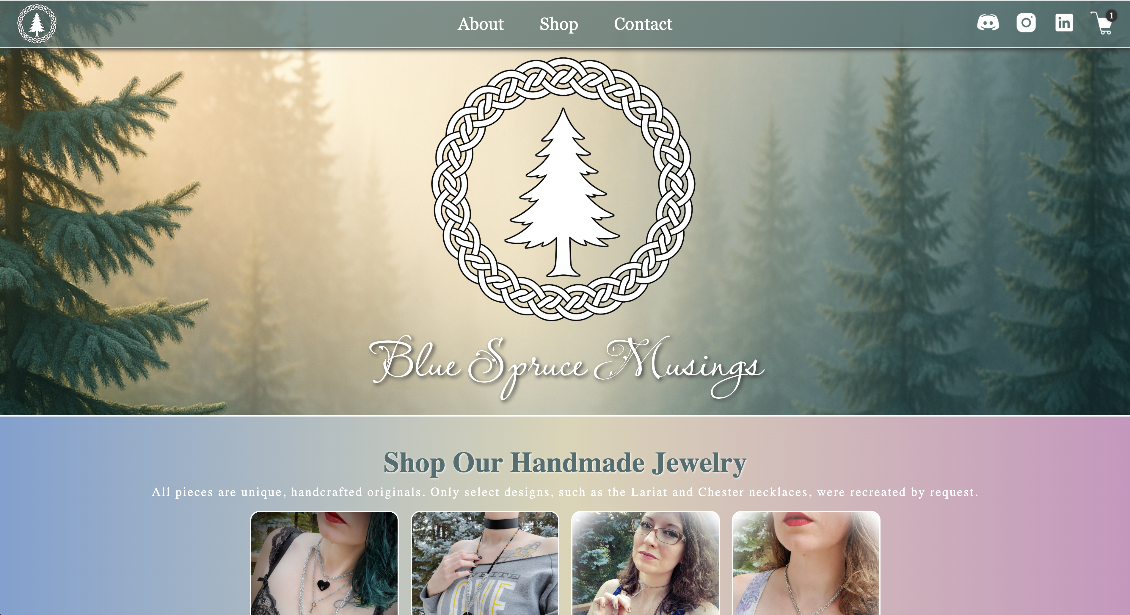 Blue Spruce Musings Shop Page