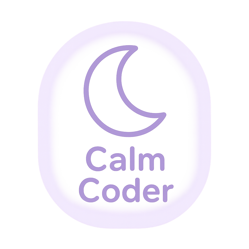 Calm Coder Button